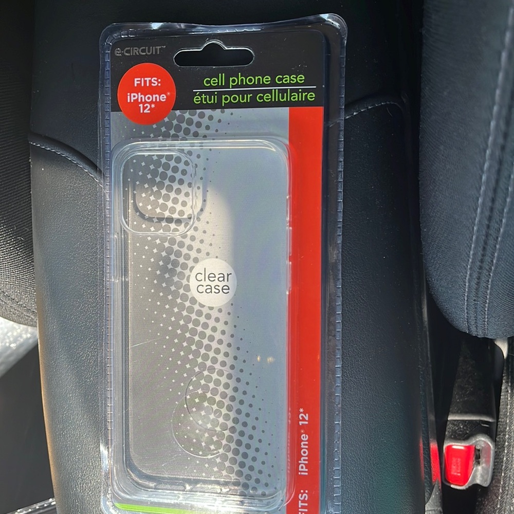 IPHONE 12 CLEAR PHONE CASE